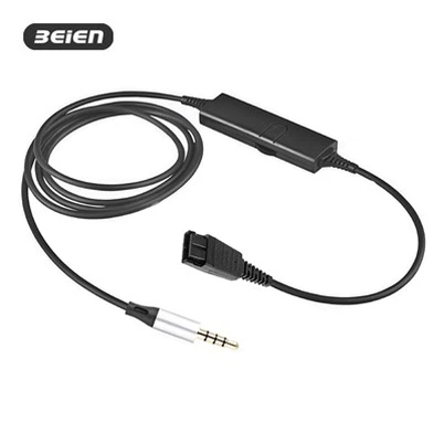 GNQD-3,5mm 4pólový adaptér s inline ovládáním pro telefon/tablet/laptop