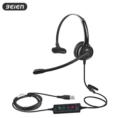 Sluchátka s potlačením hluku s mikrofonem pro počítač