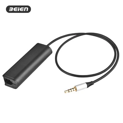 RJ9 až 3,5 mm 4-pólový adaptér pro telefon/tablet/notebook