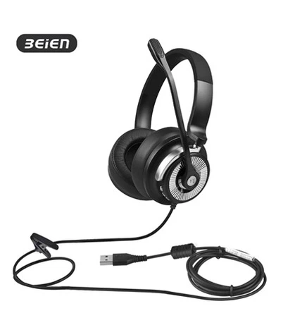 Sluchátka USB velká přes ušní sluchátka